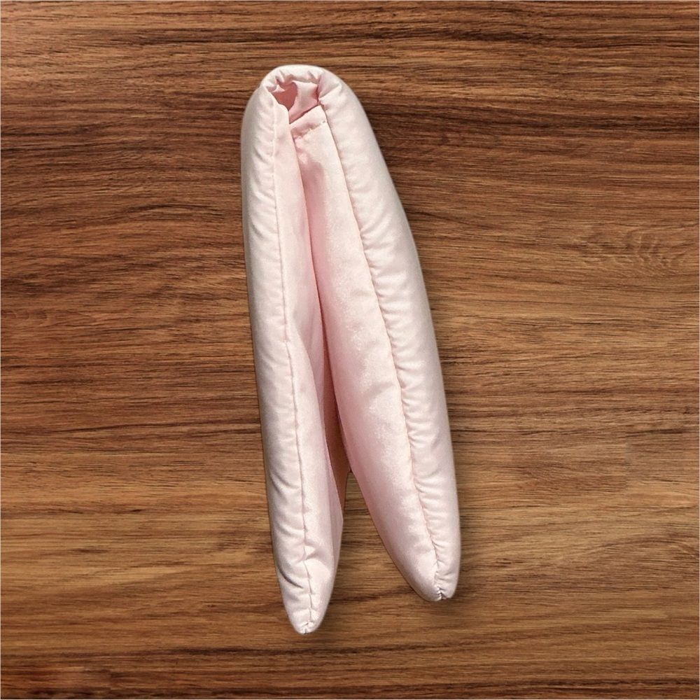 Dior Pink Folding Puffy Cosmetic Bag Pouch Clutch Travel Makeup - Picture 5 of 11